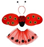 Verkleedset lieveheersbeestje 3-delig