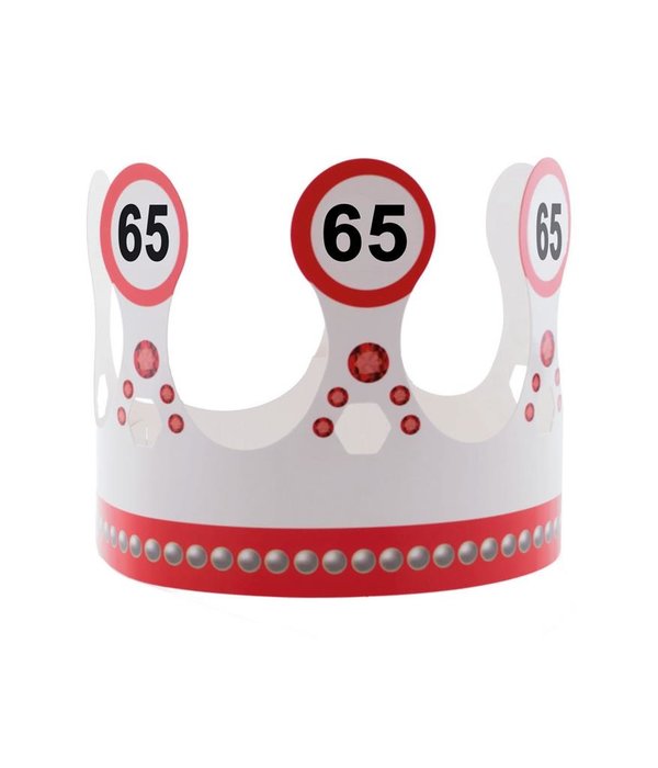 Kroon 65 jaar Verkeersbord