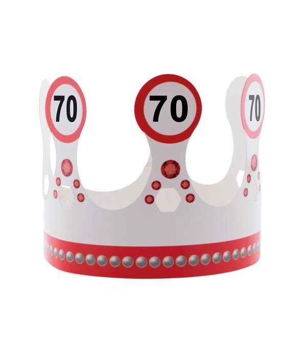 Kroon 70 jaar Verkeersbord