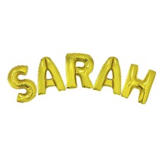 Folieballonnen Set Sarah Goud groot
