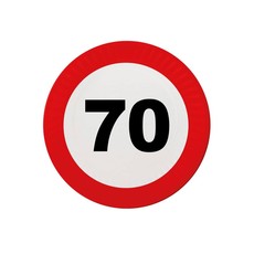 70 Jaar Verkeersbord Borden - 8 stuks