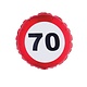 Folieballon verkeersbord 70 Jaar