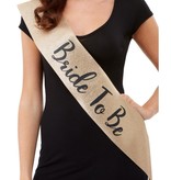 Bride To Be Sjerp Goud Glitter