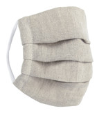 Herbruikbaar Mondkapje Plooien Warm Grijs Volwassene