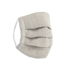 Herbruikbaar Mondkapje Plooien Warm Grijs Volwassene