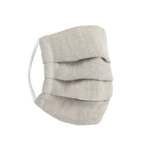 Herbruikbaar Mondkapje Plooien Warm Grijs Volwassene