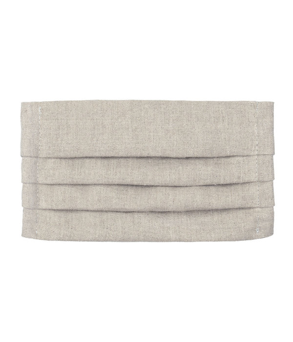 Herbruikbaar Mondkapje Plooien Warm Grijs Volwassene