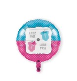 Folieballon Little Man Or Miss - 46cm