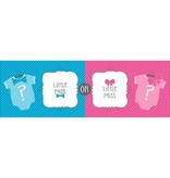 Banner Gender Reveal Little Man Or Miss