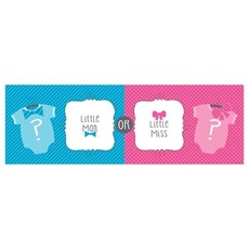 Banner Gender Reveal Little Man Or Miss