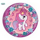 Bordjes Eenhoorn Roze - 8 Stuks