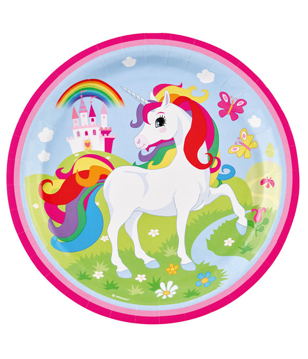 Bordjes Magische Eenhoorn - 8 Stuks