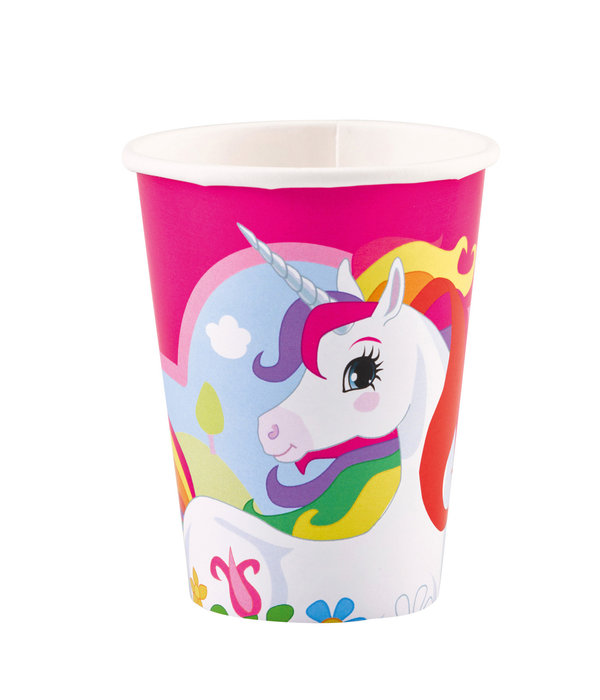 Party Bekers Magische Eenhoorn - 8 Stuks