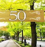 Banner 50 jubileum 180X40 cm