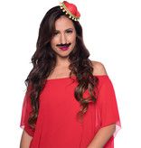 Tiara Mini Sombrero Rood