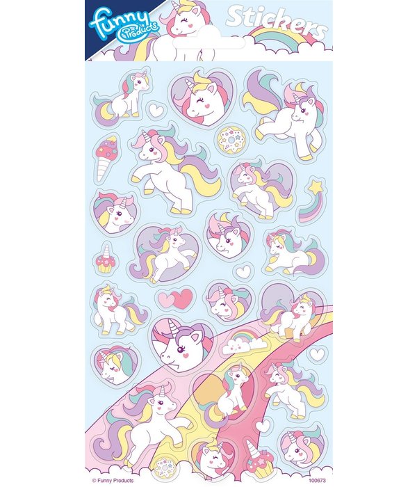 Stickervel Unicorn