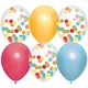 Ballonnen Mix Regenboog Confetti - 6 Stuks