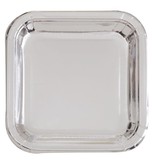 Gebaksbordjes Zilver Vierkant - 8 Stuks