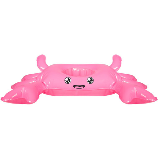 Opblaasbare Drankhouder Krab Roze