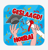 Huldeschild Geslaagd Cartoon