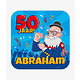 Huldeschild 50 Jaar Abraham Cartoon