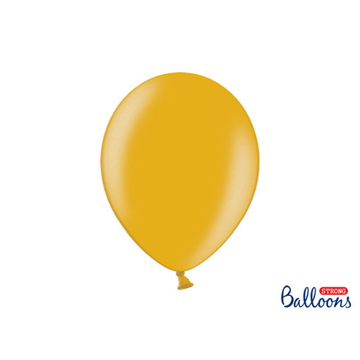 Metallic Ballonnen Goud - 50 Stuks