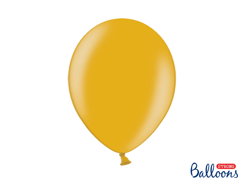 Metallic Ballonnen Goud - 50 Stuks