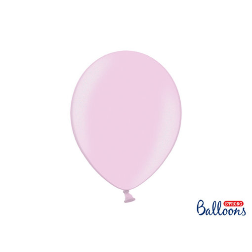 Metallic Ballonnen Candy Pink - 50 Stuks