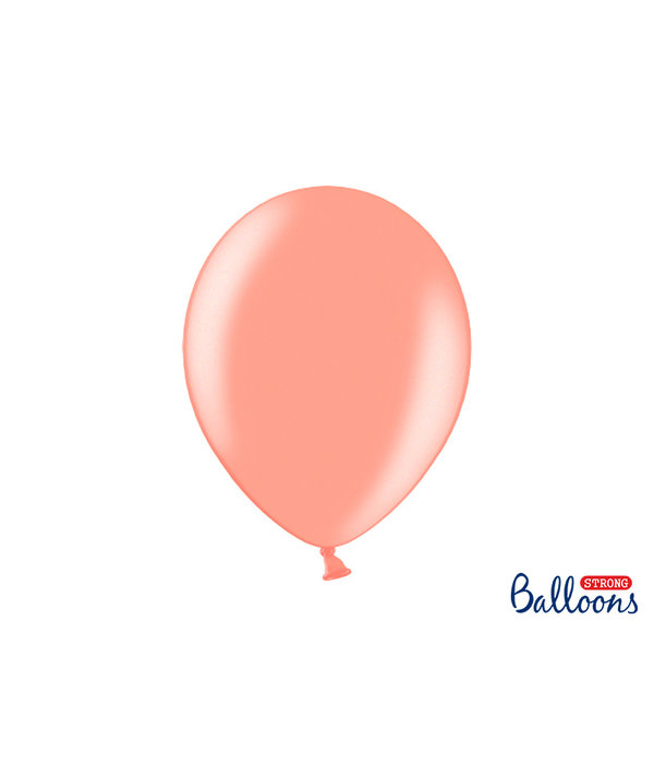 Metallic Ballonnen Rosé Goud - 10 Stuks