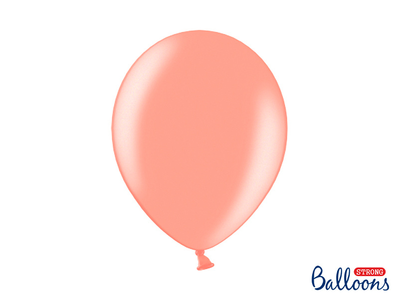 Rosé Gouden Metallic Ballonnen - 100 Stuks