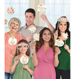 Photo booth set geboorte baby - 13 stuks