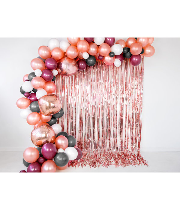 Rosé Gouden Metallic Ballonnen - 50 Stuks