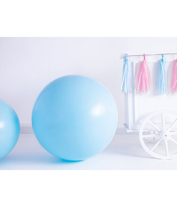 Mega Ballon Pastel Lichtblauw - 1m