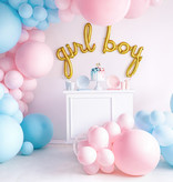 Mega Ballon Pastel Lichtblauw - 1m