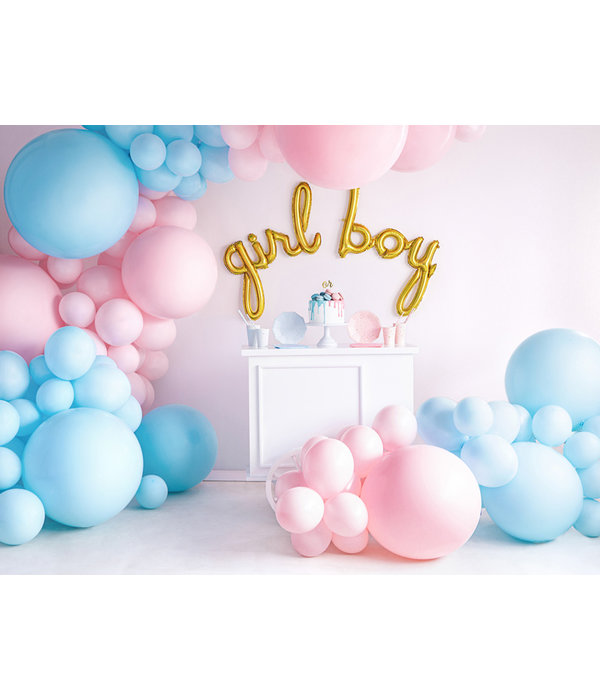 Mega Ballon Pastel Lichtblauw - 1m