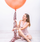 Mega Ballon Metallic Rosé Goud - 1m