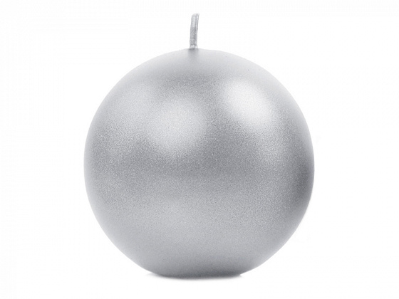 Bolkaars zilver - 6cm