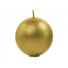Bolkaars metallic goud - 6cm