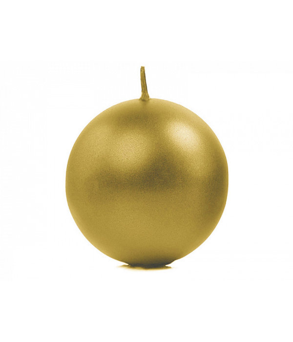Bolkaars metallic goud - 6cm