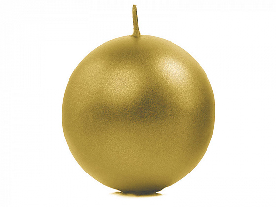 Bolkaars metallic goud - 6cm afbeelding