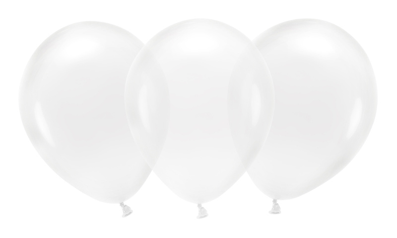 Transparante ballonnen 30cm 10 stuks