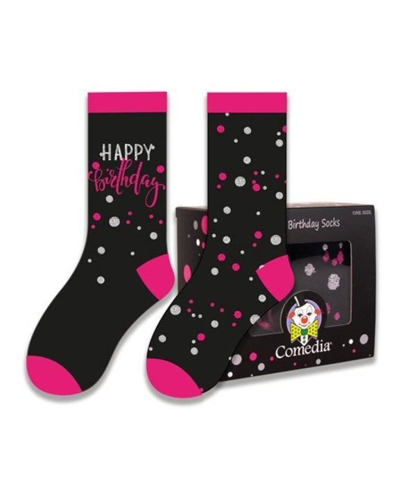 Kadosokken Happy Birthday Pink (2 paar)