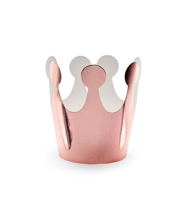 Feestkroontjes Rosé Goud - 6 Stuks