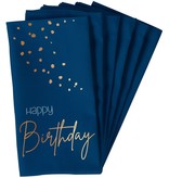 Happy Birthday Servetten Elegant True Blue (10st)
