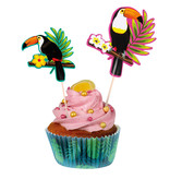 Cocktailprikkers Set Toekan (4st)