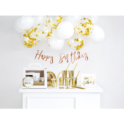 Gouden Decoratieset Verjaardag