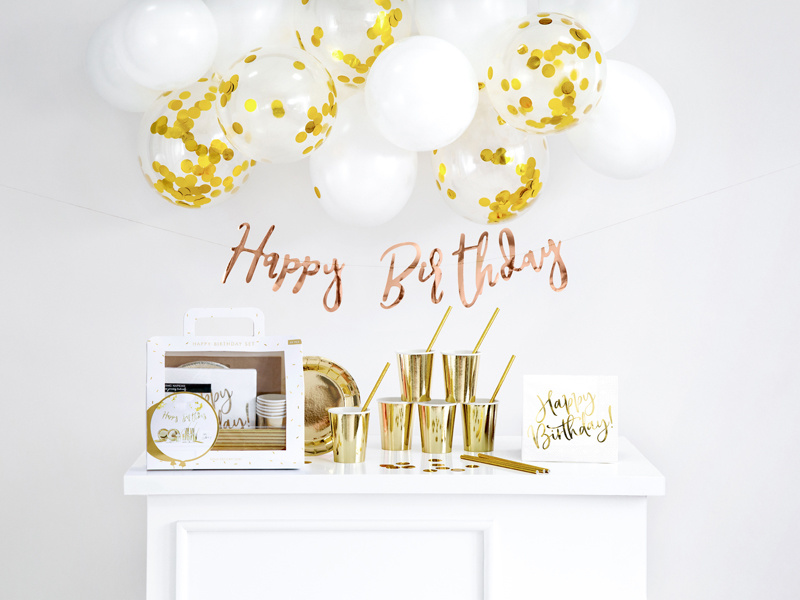 Gouden Decoratieset Verjaardag