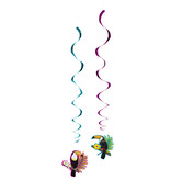 Decoratieswirls Set Toekan Hawaii (2st)