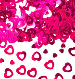 Tafeldecoratie / Sierconfetti Hart Roze
