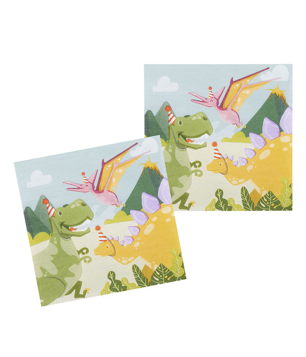 20 servetten Dinosaurus Party